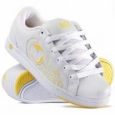 Обувь жен DVS Adora White/Yellow Leather 2009 г инфо 11635v.